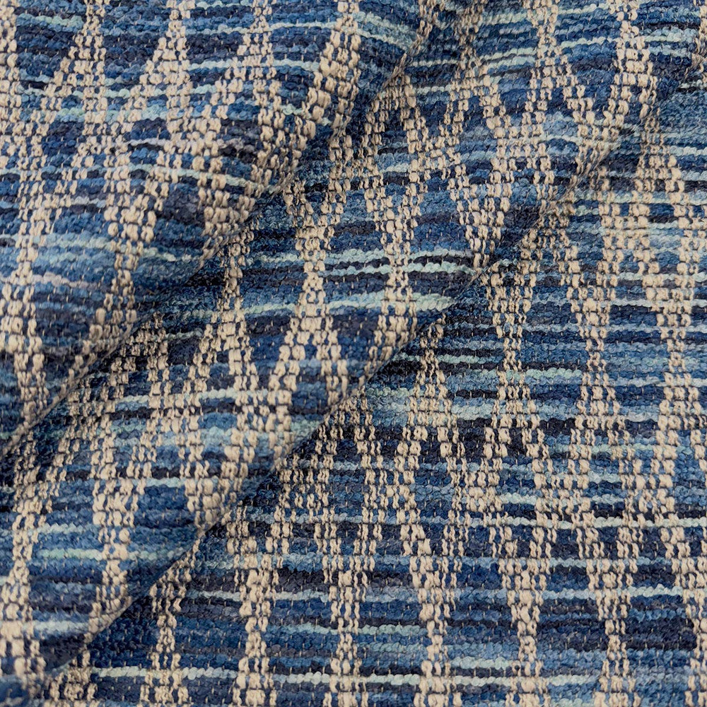 Pepped Oceanic by Magnolia Designer Fabric - 100% Polyester India 51,000 WYZ Horizontal: 0.75 and Vertical: 2.75 54 - Swanky Fabrics -