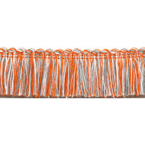 Europatex Fabric Pergola Brushed Fringe Coral