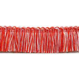 Europatex Fabric Pergola Brushed Fringe Cranberry