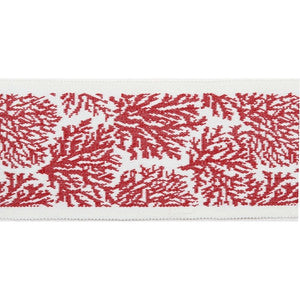 Europatex Fabric Pergola Coral Tape Cranberry