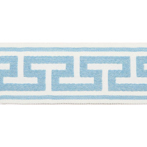 Europatex Fabric Pergola Embroidered Tape Breeze