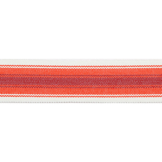 Pergola - Striped Tape - Cranberry by Europatex Designer Fabric Pergola 100% Solution Dyed Acrylic China See Sample Horizontal: N/A and Vertical: N/A 1.50 inches  - Swanky Fabrics -