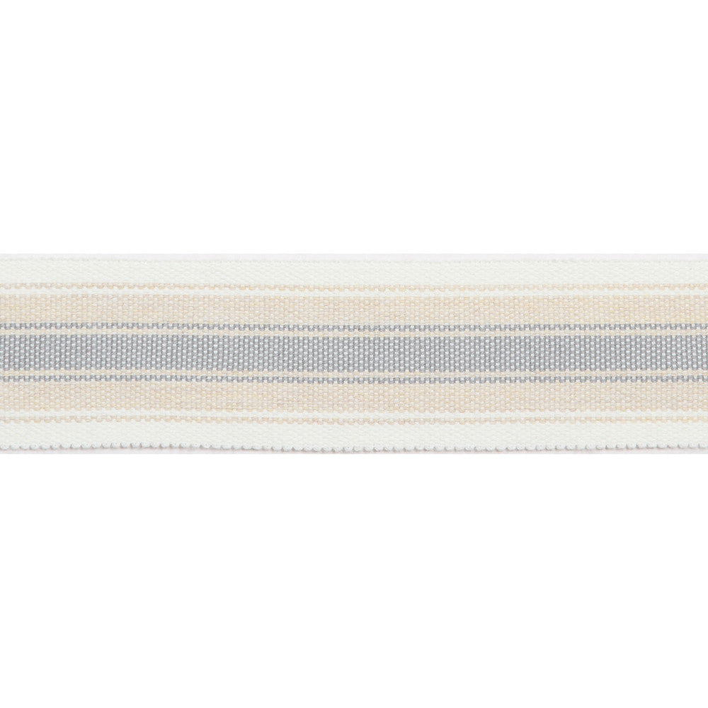 Pergola Striped Tape Gray by Europatex Designer Fabric Pergola 100% Solution Dyed Acrylic 1.50 inches - Swanky Fabrics -