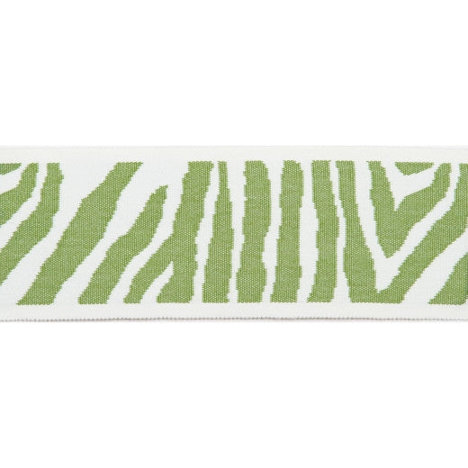 Pergola - Zebra Tape - Lime by Europatex Designer Fabric Pergola 100% Solution Dyed Acrylic China See Sample Horizontal: N/A and Vertical: N/A 3.25 inches  - Swanky Fabrics -