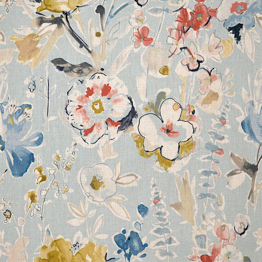 Perino Gulf by Magnolia Designer Fabric - 100% Poly China 55000 Horizontal: 27.5 and Vertical: 25.6 55" - Swanky Fabrics -