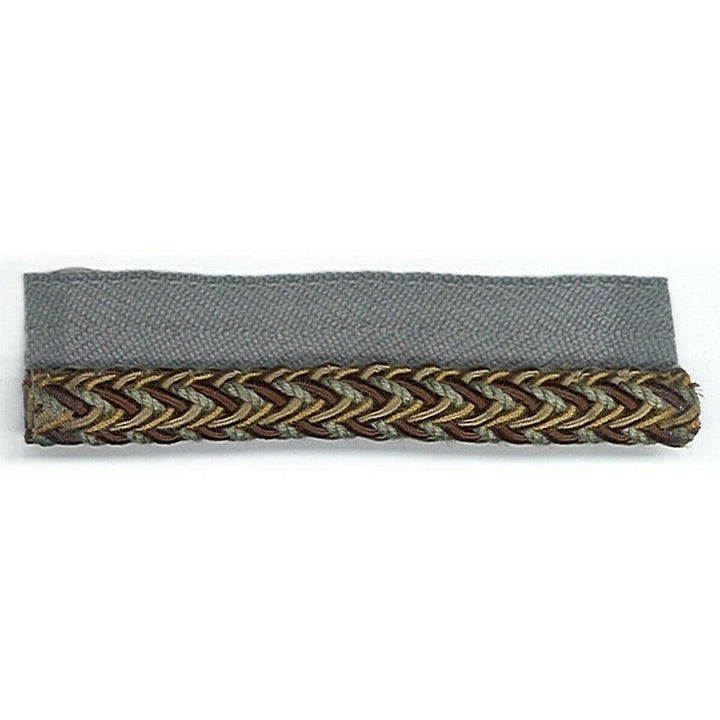 Peyton 3 Steel by Stout Designer Trim JUST CORDS 48%COT 42%SVI 10%POL CHINA Horizontal: 0.000 and Vertical: 0.000 0.38 in - Swanky Fabrics -