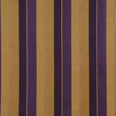 Marco Stripe Purple/Taupe by Parkertex Designer Fabric MURANO VELVETS COTTON - 66%;VISCOSE - 34% Peru HEAVY Horizontal: 8.274 and Vertical: 0 53.978 - Swanky Fabrics -