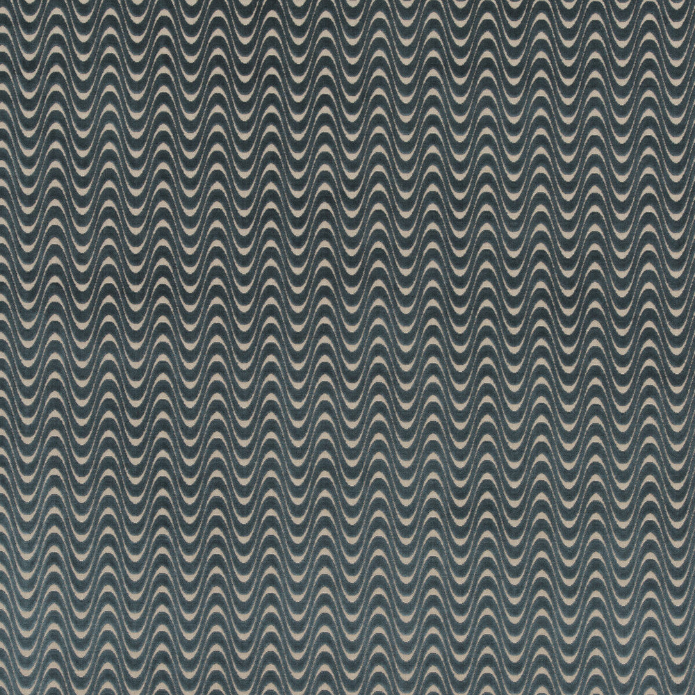 Jive Indigo by Baker Lifestyle Designer Fabric CARNIVAL VISCOSE - 75%;POLYESTER - 25% Belgium HEAVY Horizontal: 2.758 and Vertical: 1.182 53.978 - Swanky Fabrics -