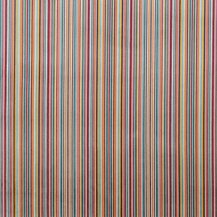 Samba Stripe Tutti Frutti by Baker Lifestyle Designer Fabric CARNIVAL VISCOSE - 52%;POLYESTER - 43%;COTTON - 5% Belgium HEAVY Horizontal: 14.184 and Vertical: 55.948 - Swanky Fabrics -