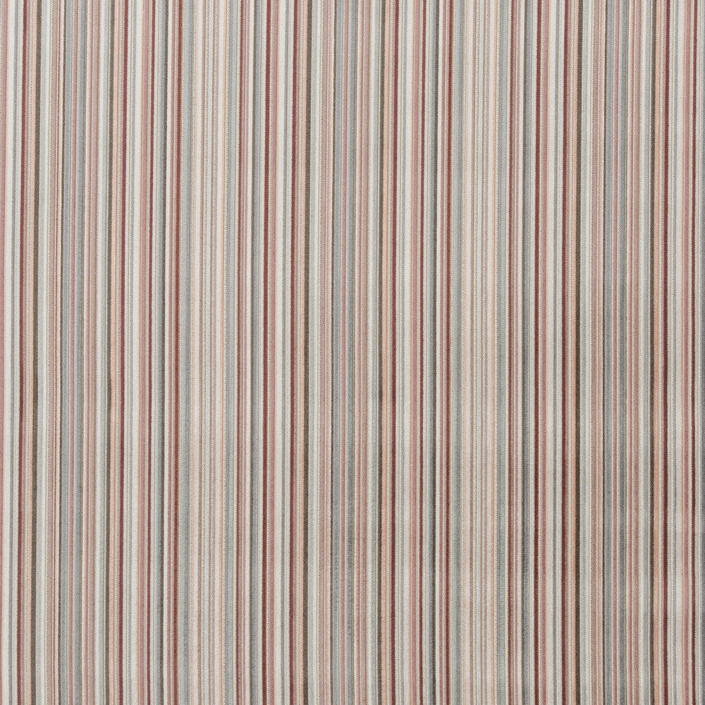 Samba Stripe Blush by Baker Lifestyle Designer Fabric CARNIVAL VISCOSE - 52%;POLYESTER - 43%;COTTON - 5% Belgium HEAVY Horizontal: 14.184 and Vertical: 55.948 - Swanky Fabrics -
