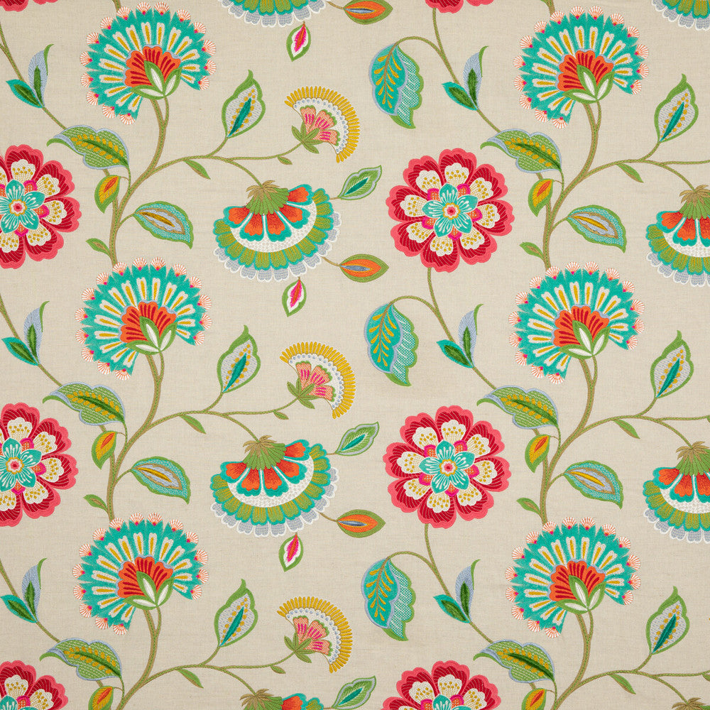 Scentsational Multi by Baker Lifestyle Designer Fabric FIESTA LINEN - 40%;COTTON - 25%;POLYESTER - 20%;VISCOSE - 15% India Horizontal: 25.216 and Vertical: 14.972 50.432 - Swanky Fabrics -