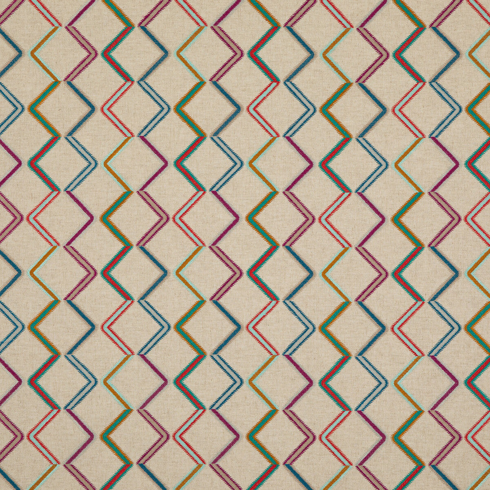 Danza Tutti Frutti by Baker Lifestyle Designer Fabric FIESTA VISCOSE - 79%;LINEN - 14%;POLYESTER - 7% India - Horizontal: 10.244 and Vertical: 15.366 51.22 - Swanky Fabrics -