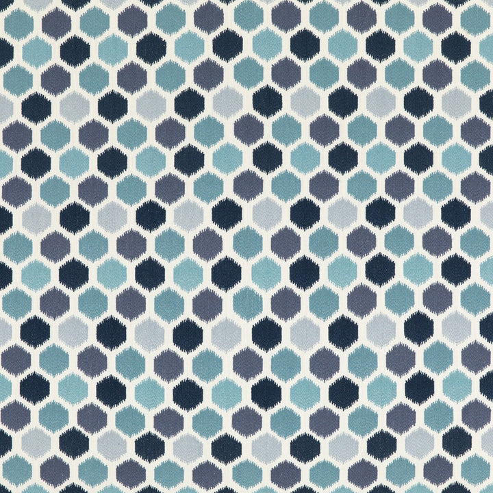 Pinata Indigo by Baker Lifestyle Fabric Baker Lifestyle Fabric Pinata IndigoFabric FIESTA POLYESTER - 93%;LINEN - 7% India </p><p>Repeat: H: 5.122, V: 14.972 51.22 - Fabric Carolina -