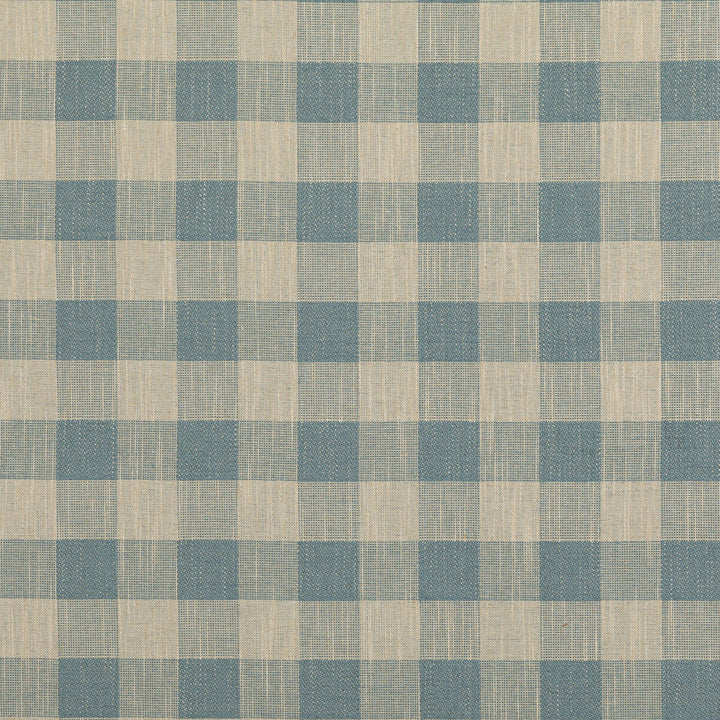 Block Check Soft Blue by Baker Lifestyle Designer Fabric BLOCK WEAVES VISCOSE - 52%;COTTON - 25%;LINEN - 13%;POLYESTER - 10% Belgium MEDIUM Horizontal: 4.5704 and Vertical: 4.728 55.16 - Swanky Fabrics -