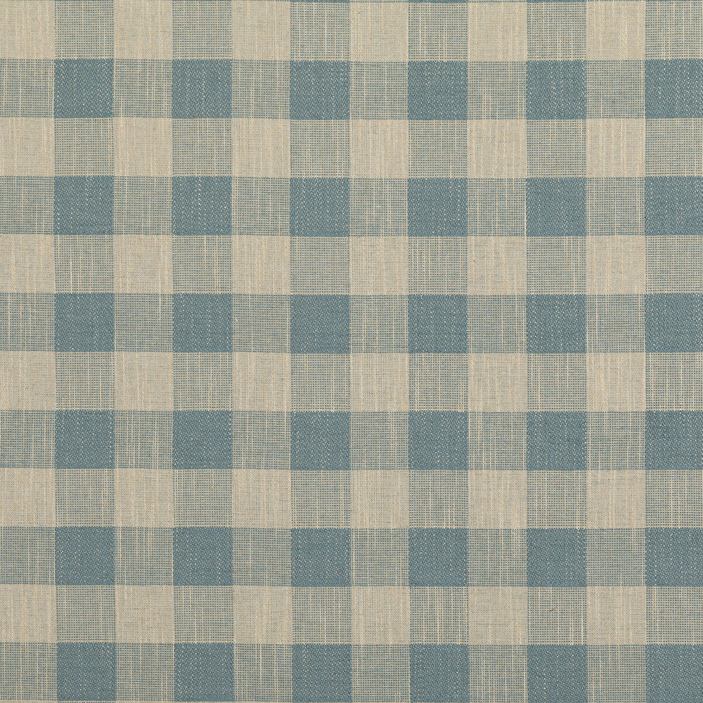 Block Check Soft Blue by Baker Lifestyle Fabric Baker Lifestyle Fabric Block Check Soft BlueFabric BLOCK WEAVES VISCOSE - 52%;COTTON - 25%;LINEN - 13%;POLYESTER - 10% Belgium </p><p>Repeat: H: 4.5704, V: 4.728 55.16 - Fabric Carolina -