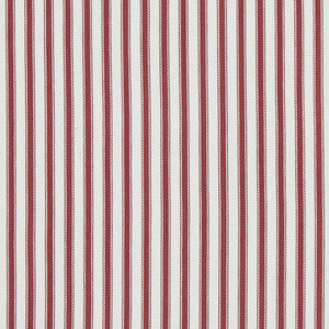 Baker Lifestyle Fabric Sherborne Ticking Red