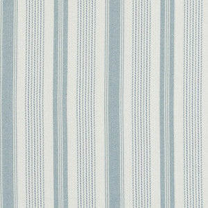 Baker Lifestyle Fabric Purbeck Stripe Aqua