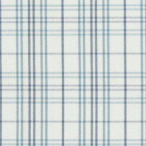 Baker Lifestyle Fabric Purbeck Check Aqua