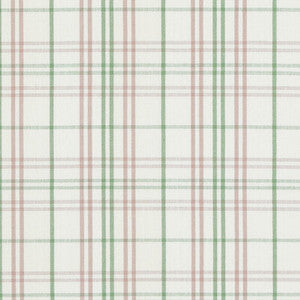 Baker Lifestyle Fabric Purbeck Check Pink/Green
