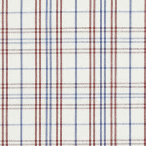 Baker Lifestyle Fabric Purbeck Check Red/Blue