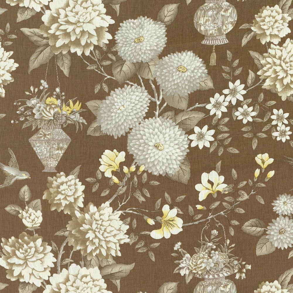 PICCOLO 38J6931 by JF Designer Fabric Windsong Book 100% Linen China  Horizontal: 27 and Vertical: 25.25 55  - Swanky Fabrics -