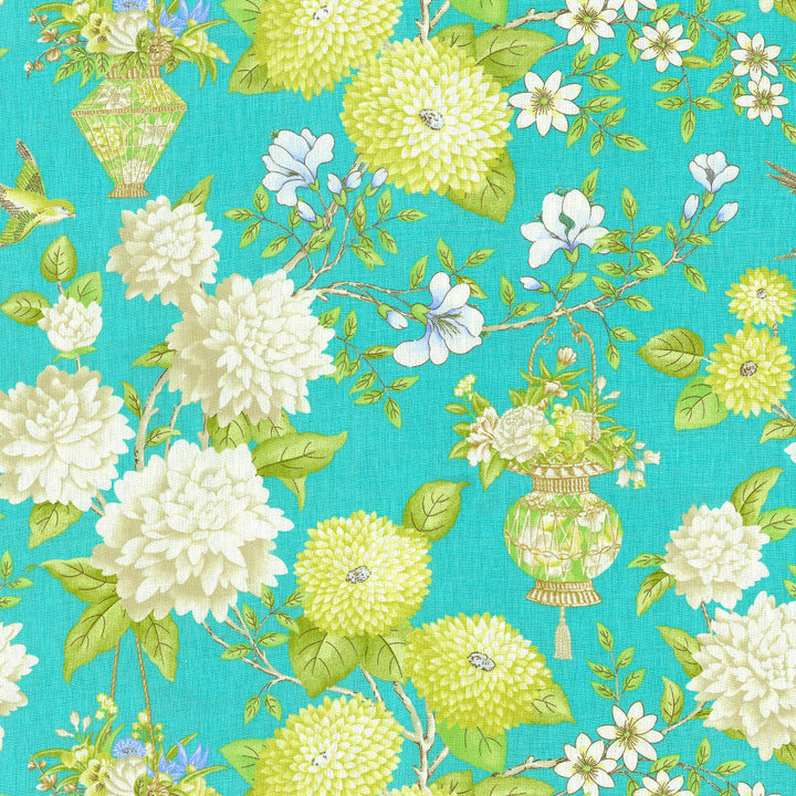 PICCOLO 64J6931 by JF Designer Fabric Windsong Book 100% Linen China  Horizontal: 27 and Vertical: 25.25 55  - Swanky Fabrics -