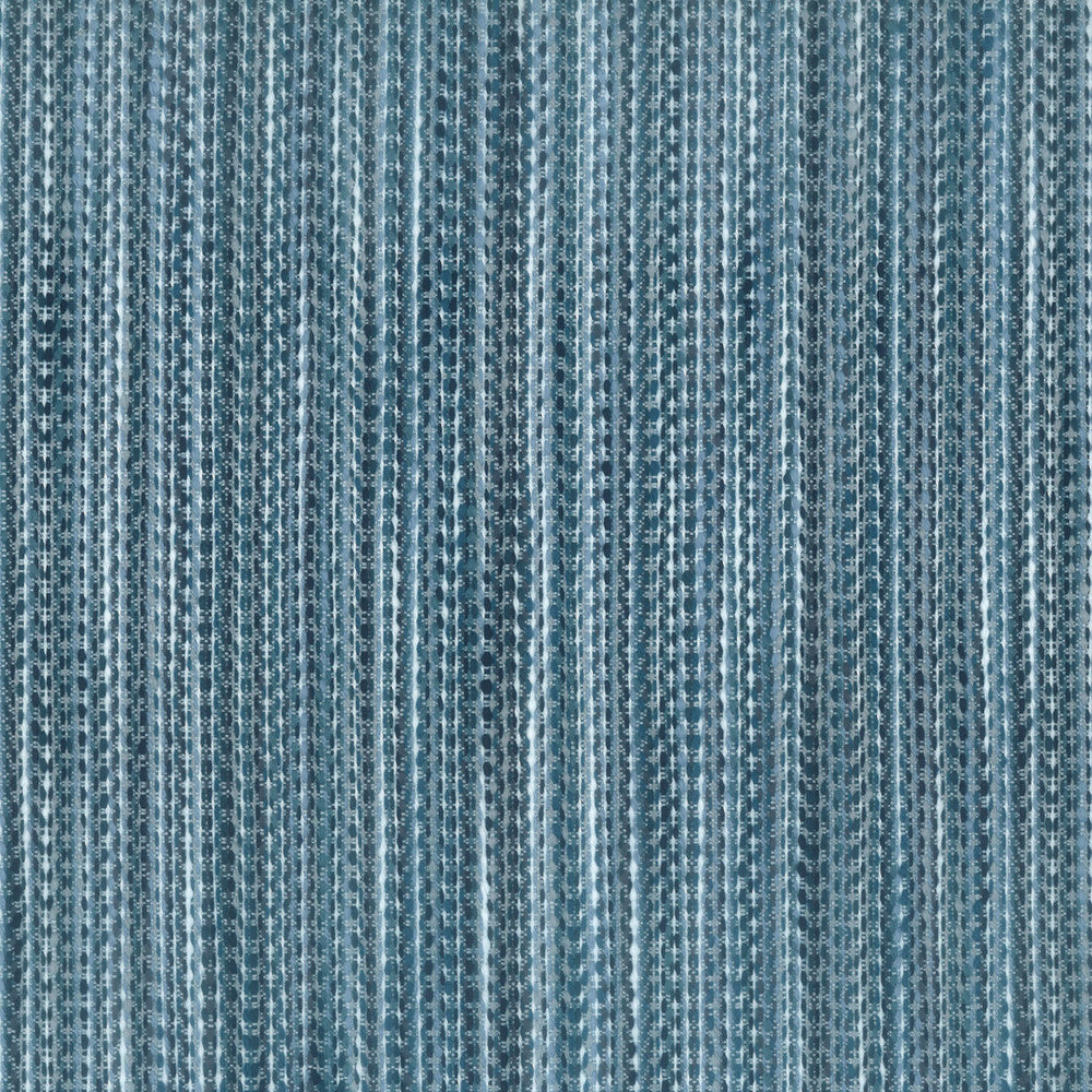 Pinewood 1 Blueberry by Stout Designer Fabric LIVING IS EASY CHAMBRAY/NAVY 100%UV USA Horizontal: 0.250 and Vertical: 8.625 55.25 in - Swanky Fabrics -