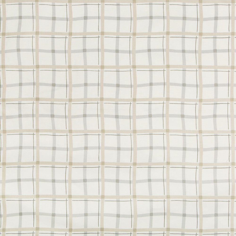 Plaiddance Putty by Kravet Basics Fabric Kravet Basics Fabric Plaiddance PuttyFabric BERMUDA COTTON - 100% United States </p><p>Repeat: H: 13.5, V: 13.5 54 - Fabric Carolina -