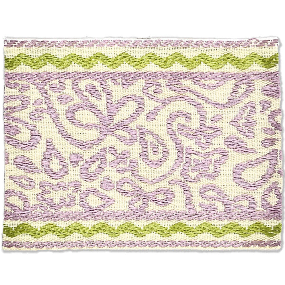 Playful 3 Lilac by Stout Designer Trim HARMONY TRIM 55%POL 45%SVI CHINA Horizontal: 0 and Vertical: 0 3 in - Swanky Fabrics -