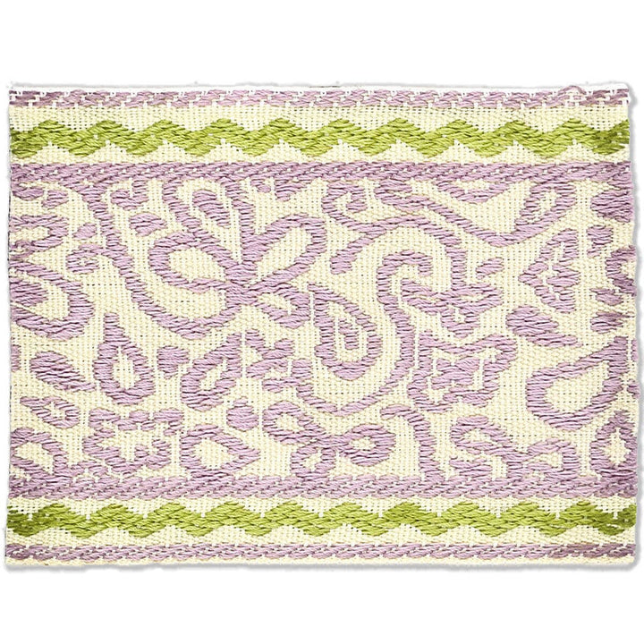 Playful 3 Lilac by Stout Designer Trim HARMONY TRIM 55%POL 45%SVI CHINA Horizontal: 0 and Vertical: 0 3 in - Swanky Fabrics -