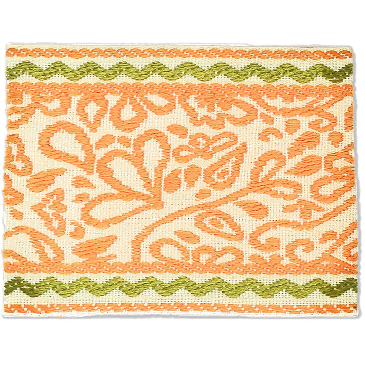 Playful 4 Orange by Stout Designer Trim Harmony Trim 55% Polyester 45% Spun Viscose CHINA Horizontal: 0 and Vertical: 0 3 in - Swanky Fabrics -