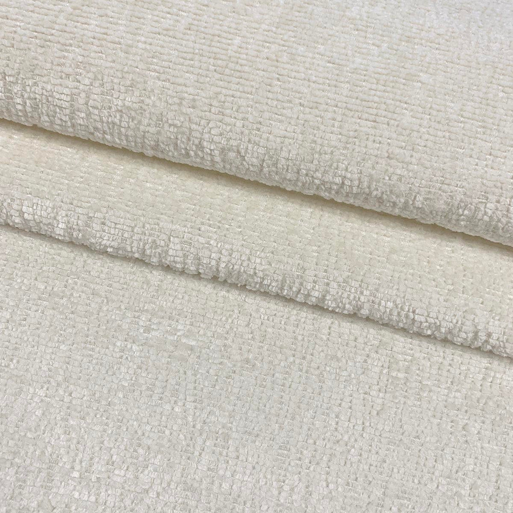 Plush Snow by Magnolia Designer Fabric - 100% Poly China 50,000+ Horizontal: 0 and Vertical: 0 54" - Swanky Fabrics -