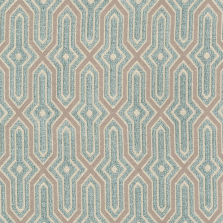 Poise 1 Opal by Stout Designer Fabric RAINBOW LIBRARY VAPOR/SEAGLASS 60%SVI 24%POL 16%COT INDIA Horizontal: 2.750 and Vertical: 6.000 54 in - Swanky Fabrics -