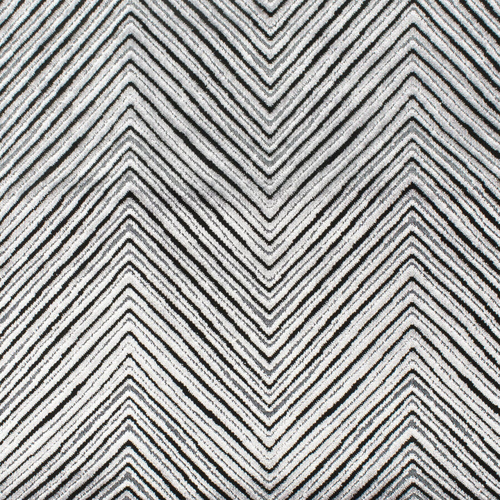 Polygraph 1 Silver by Stout Designer Fabric RIGHT ON TREND CUT VELVETS 61%POL 20%SVI 13%COT 6%LIN TURKEY Horizontal: 6.750 and Vertical: 2.000 54 in - Swanky Fabrics -