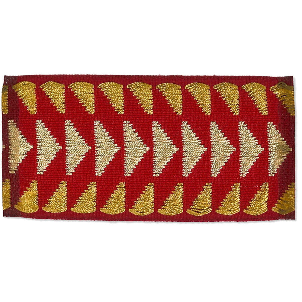 Popular 2 Ruby by Stout Designer Trim NEW WORLD TAPES & BORDERS 100%SVI GERMANY FLAME RETARDANT-N.F.P.A. 701 SMALL SCALE WYZENBEEK 20 000 DOUBLE RUB WEAR TEST (HEAVY DUTY) Horizontal: 2.125 and Vertical: 0.000 2 in - Swanky Fabrics -