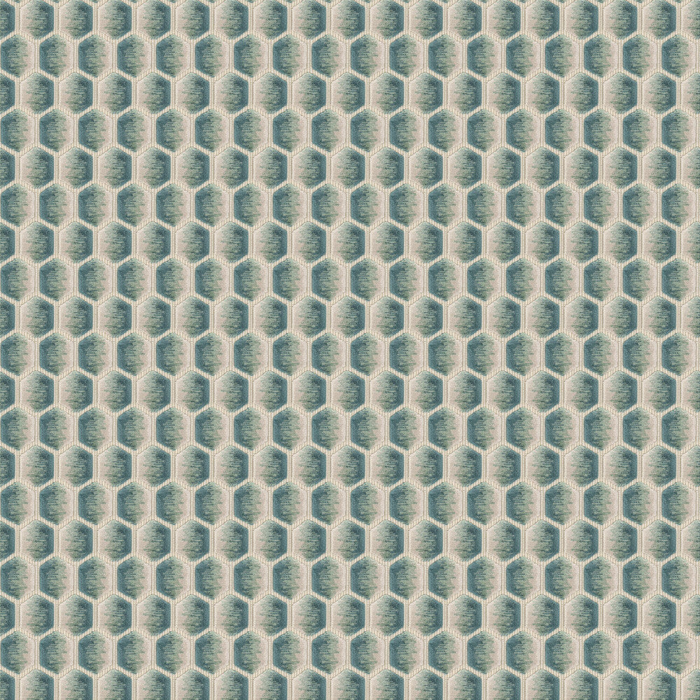 Porza 3 Turquoise by Stout Fabric Stout Fabric Porza 3 TurquoiseFabric RAINBOW LIBRARY VAPOR/MINERAL 51%POL 49%SVI INDIA </p><p>Repeat: H: 1.500, V: 3.000 54 in - Fabric Carolina -