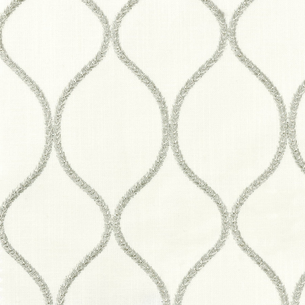 Postmark 3 Chrome by Stout Designer Fabric COLOR MY WINDOW DOVE/CHARCOAL 66%COT 20%POL 14%MTL %BEMB INDIA FLAME RETARDANT-U.F.A.C. CLASS 1 CATB 117-2013 WYZENBEEK 50 000 DOUBLE RUB WEAR TEST (HEAVY DUTY) Horizontal: 2.75 and Vertical: 4.75 53 in - Swanky Fabrics -