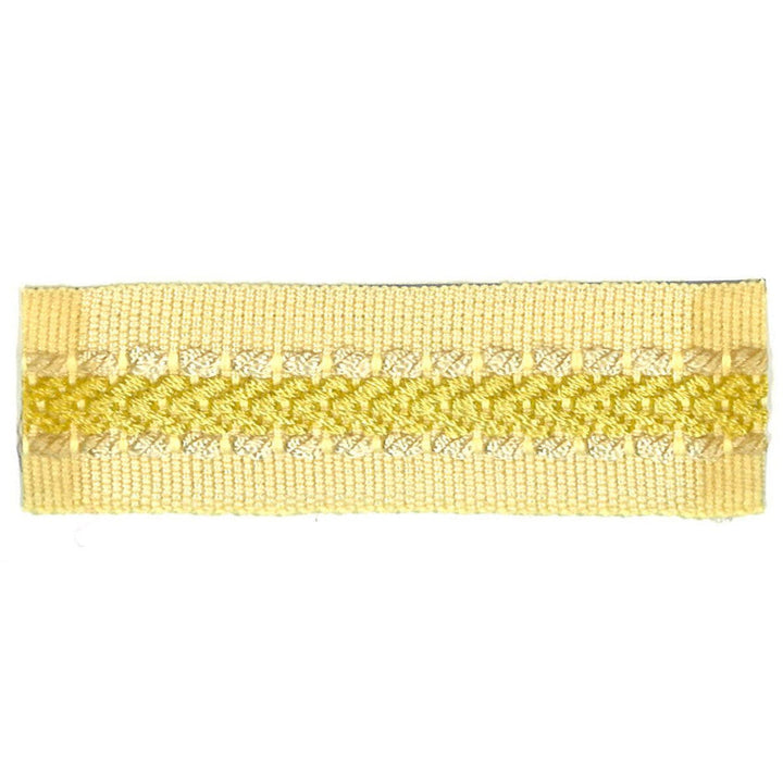 Potter 10 Amber by Stout Designer Trim ART OF DESIGN TRIM-2 TAPES 100%SVI CHINA </p><p>Repeat: 0 1 in - Swanky Fabrics -