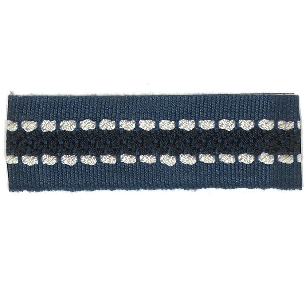 Potter 14 Starlight by Stout Designer Trim ART OF DESIGN TRIM-2 TAPES 100%SVI CHINA </p><p>Repeat: 0 1 in - Swanky Fabrics -
