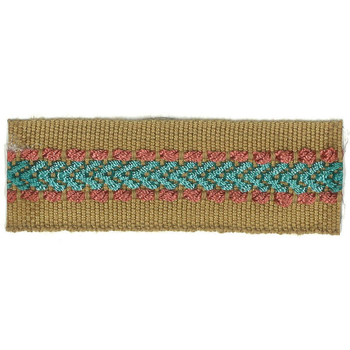 Potter 16 Lagoon by Stout Designer Trim Art Of Design Trim-2 Tapes 100% Spun Viscose CHINA Horizontal: 0 and Vertical: 0 1 in - Swanky Fabrics -