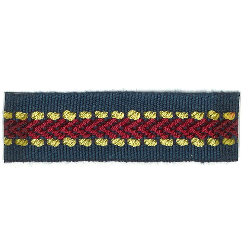 Potter 21 Jewel by Stout Designer Trim ART OF DESIGN TRIM-2 TAPES 100%SVI CHINA Horizontal: 0.000 and Vertical: 0.000 1 in - Swanky Fabrics -