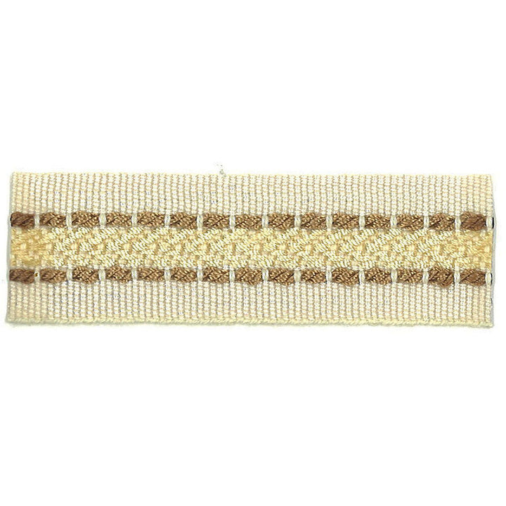 Potter 24 Sand by Stout Designer Trim Art Of Design Trim-2 Tapes 100% Spun Viscose CHINA Horizontal: 0 and Vertical: 0 1 in - Swanky Fabrics -
