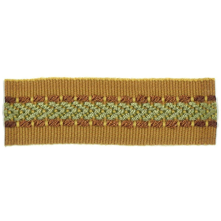 Potter 37 Nutmeg by Stout Designer Trim ART OF DESIGN TRIM-2 TAPES 100%SVI CHINA Horizontal: 0 and Vertical: 0 1 in - Swanky Fabrics -