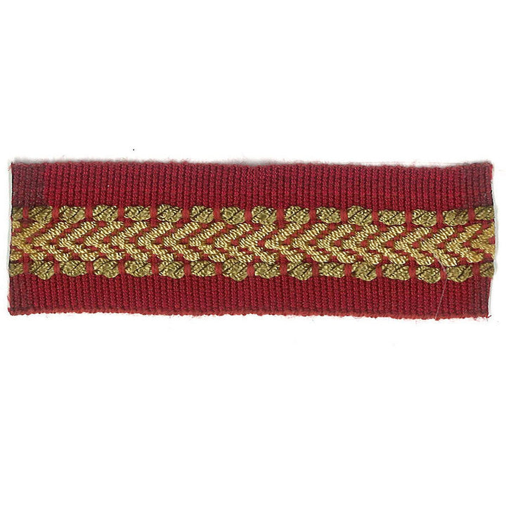 Potter 40 Cardinal by Stout Designer Trim Art Of Design Trim-2 Tapes 100% Spun Viscose CHINA Horizontal: 0 and Vertical: 0 1 in - Swanky Fabrics -