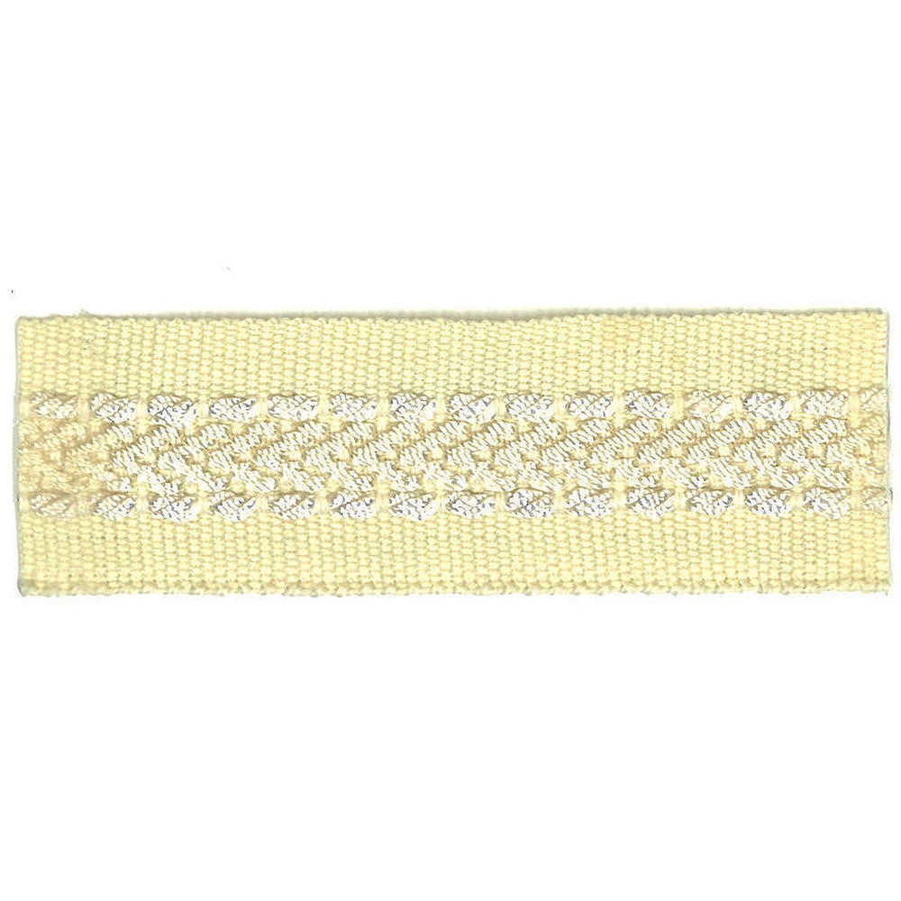 Potter 6 Vanilla by Stout Designer Trim ART OF DESIGN TRIM-2 TAPES 100%SVI CHINA Horizontal: 0 and Vertical: 0 1 in - Swanky Fabrics -