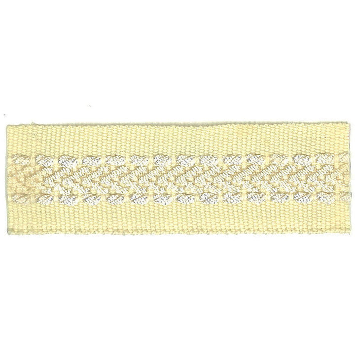 Potter 6 Vanilla by Stout Designer Trim ART OF DESIGN TRIM-2 TAPES 100%SVI CHINA Horizontal: 0 and Vertical: 0 1 in - Swanky Fabrics -