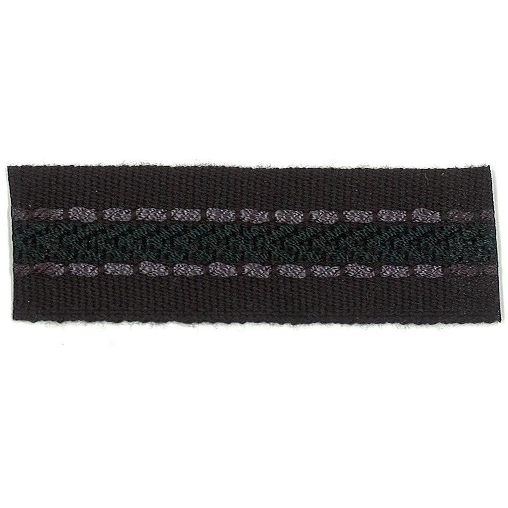 Potter 9 Ebony by Stout Designer Trim Art Of Design Trim-2 Tapes 100% Spun Viscose CHINA Horizontal: 0 and Vertical: 0 1 in - Swanky Fabrics -