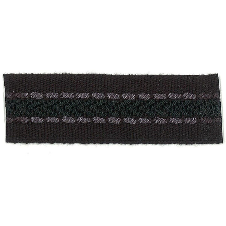 Potter 9 Ebony by Stout Trim Stout Trim Potter 9 EbonyTrim ART OF DESIGN TRIM-2 TAPES 100%SVI CHINA </p><p>Repeat: H: 0.000, V: 0.000 1 in - Fabric Carolina -