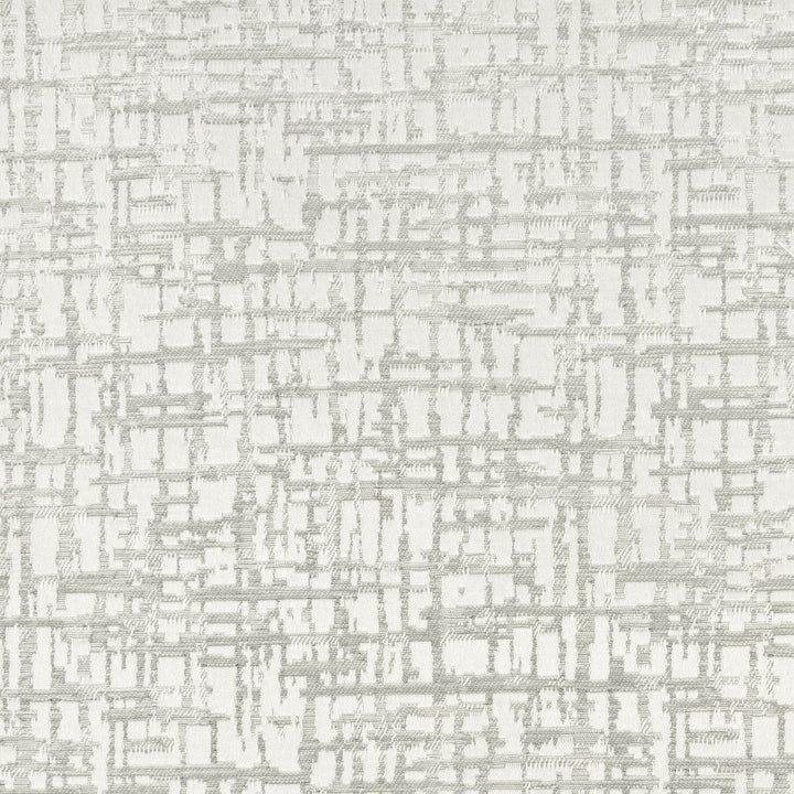 Pounce 2 Chrome by Stout Designer Fabric COLOR MY WINDOW DOVE/CHARCOAL 35%COT 65%POL INDIA Horizontal: 4.625 and Vertical: 4.625 54 in - Swanky Fabrics -