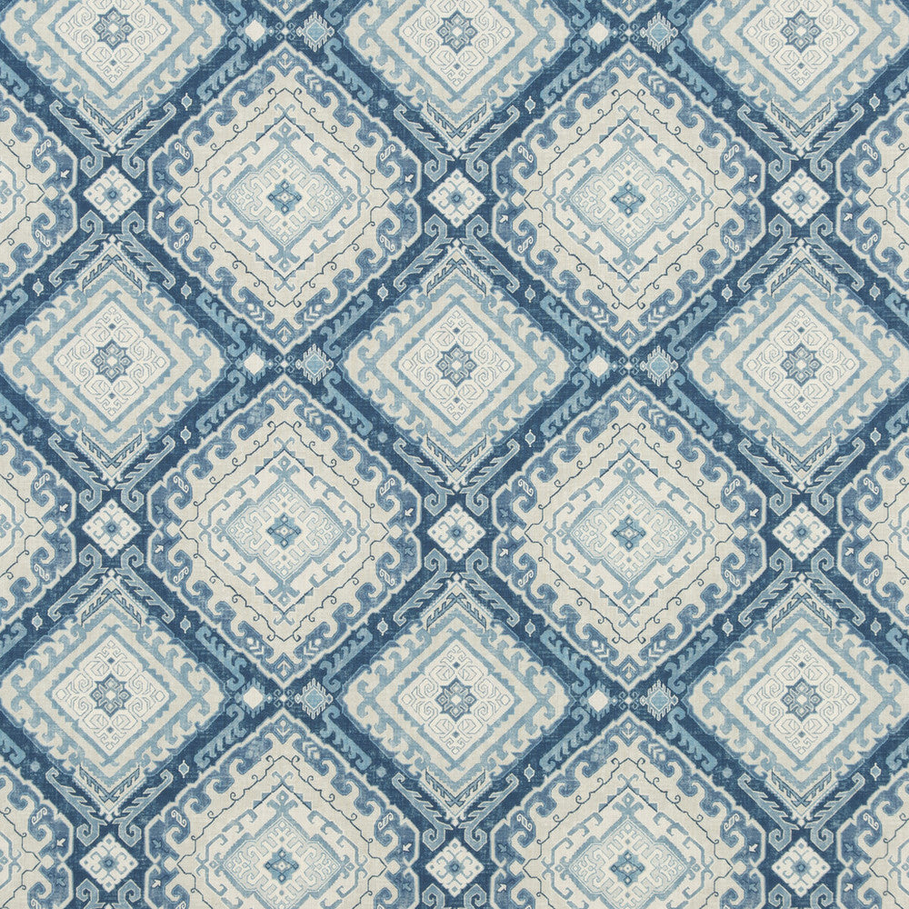 Rozel Indigo by Baker Lifestyle Fabric Baker Lifestyle Fabric Rozel IndigoFabric CARNIVAL COTTON - 90%;LINEN - 10% United Kingdom </p><p>Repeat: H: 13.593, V: 13.396 54.372 - Fabric Carolina -